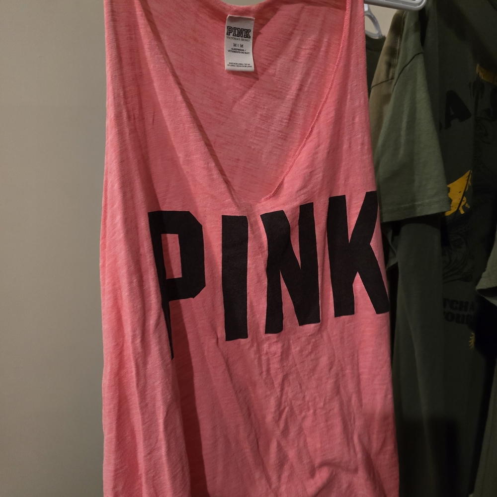 PINK Victoria's Secret V-Neck Top in Pink